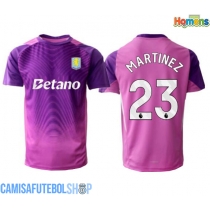 Camisa de time de futebol Aston Villa Emiliano Martinez #23 Goleiro Replicas 3º Equipamento 2025-26 Manga Curta
